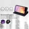 Ulefone Note 19 Flip Leather Case with Cubic Grid Texture, Purple - 4