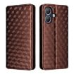 Ulefone Note 21 Brown Cubic Grid Flip Leather Phone Case - 2