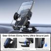 JOYROOM JR-ZS259 Car Phone Holder: Triple Adhesion Claw (Black) - 2