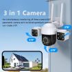 QX155 6MP Triple Camera with WiFi & Humanoid Detection (US Plug) - 4
