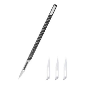 QianLi TX01 Carbon Fibre Non-Magnetic Anti-Static Knife Handle - 1