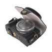 Canon G7 X Mark III/G7X3 Leather Camera Case with Strap (Black) - 5