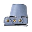 FUJIFILM X-M5 Retro Litchi Leather Camera Case Bag with Strap (Blue) - 5