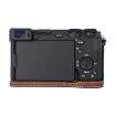 Sony ILCE-6700/A6700 Litchi Texture PU Leather Camera Case Coffee - 6
