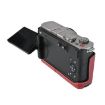 Panasonic LUMIX S9 Wine Red PU Leather Camera Half Case Base - 4