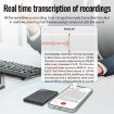 JNN A5 OLED Smart AI Magnetic Recorder, 128GB, APP Control, Black - 5
