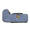 Nikon Z6III Blue Litchi Texture PU Leather Camera Half Case - 4