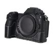 Nikon Z6III Litchi Texture Leather Camera Half Case Base (Black) - 2