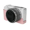 Sony ZV-E10 Pink Litchi Texture PU Leather Camera Half Case - 4