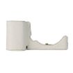 Sony ZV-E10 White Litchi Texture PU Leather Camera Half Case - 2