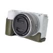 Sony Alpha ZV-E10 II/ZV-E10M2 Litchi PU Leather Camera Case (Green) - 2