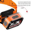 G8 Orange Lightweight Induction LED Headlight - 4