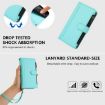 TCL 605/60 SE Mint Green Leather Case: 9 Card Slots, Magnetic Closure - 6