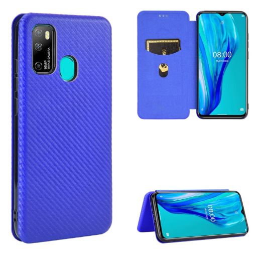 Ulefone Note 9P Blue Flip Case with Card Slot & Lanyard - 1