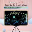 21" Rechargeable LCD Drawing Board for Kids, Black/Green Graffiti Style - 2