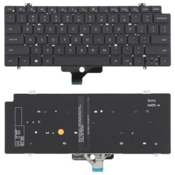Backlit Laptop Keyboard for Dell Latitude 7410 2in1 (US Version) - 1