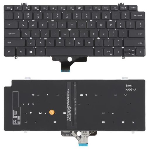 Backlit Laptop Keyboard for Dell Latitude 7410 2in1 (US Version) - 1