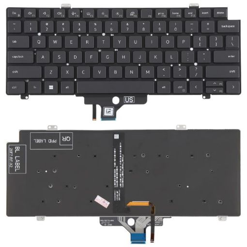 Backlit Laptop Keyboard for Dell Latitude 7420 5420 (US Version) - 1