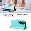 Ulefone Note 17 Pro Mint Green Leather Case, 9 Card Slots, Zipper - 4