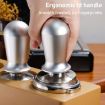 53mm Silver Stainless Steel Coffee Powder Tamper Hammer Tool - 5