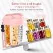 Large Pink Portable Medicine Organizer with Sealed Compartments - 4