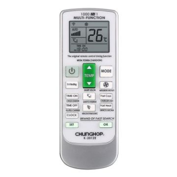 Universal CHUNGHOP K-2012E AC Remote w/ Brand Button Pairing - 1