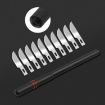 Ergonomic Non-slip Carving Glue Remover Knife Set NO.6 - 1