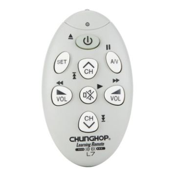 CHUNGHOP L7 Grey Infrared Learning Universal TV Remote Control - 1