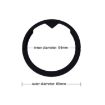 54mm Coffee Grinder Burr Sealing Ring for Breville (Black) - 2