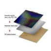 PEI Coating Starry PET Film 3D Printing Build Plate 257x257mm - 3