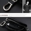 Brown Universal Cowhide Leather Car Key Protective Cover - 3