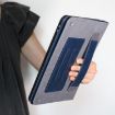 Itel Vista Tab 30 Leather Tablet Case, Dark Blue Wristband - 6