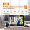 ESCAM C88 4.3" 1080P WiFi Video Doorbell, Night Vision, Two-way Audio - 2
