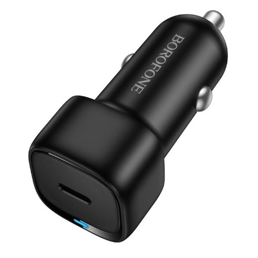 BOROFONE BZ34A Cloud PD20W Type-C Car Charger (Black) - 1