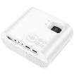 hoco DT1 140ANSI Wireless Projector 1280x720P, EU Plug (White) - 4