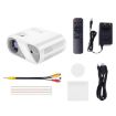 hoco DT1 140ANSI Wireless Projector 1280x720P, EU Plug (White) - 6