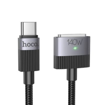 hoco U141 1.8m Type-C to Mag3 Magnetic Charging Cable (Black) - 1