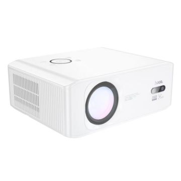 hoco DT3 1920x1080P Smart Projector, Android, EU Plug (White) - 1