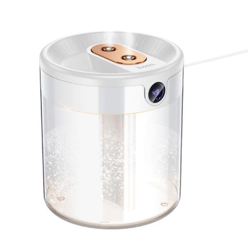 Hoco HX31 Dual Spray 1.4L LED Display Humidifier (White) - 1