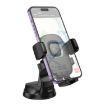 hoco H76 Crown Console One-button Car Phone Holder Black Grey - 2