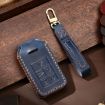 Volvo XC60/XC90/S90 Car Key Cover - Blue Crazy Horse Cowhide - 1