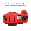 Canon EOS R5 Mark II Glossy Red Silicone Protective Case - 5