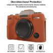 FUJIFILM X-T50 Glossy Soft Silicone Protective Case - Orange - 3