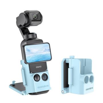 Sunnylife Magnetic Mount Bracket for DJI OSMO Pocket 3 (Blue) - 1