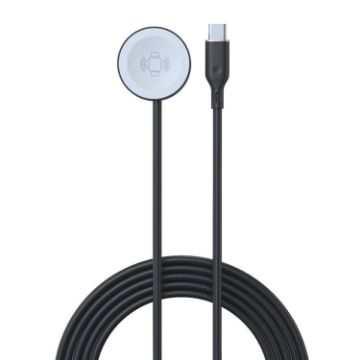 Type-C Charging Cable & Wireless Charger for Apple Watch (Black) - 1