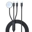 1-To-3 Type-C/8 Pin Charger & Wireless Charger for Apple Watch - 1