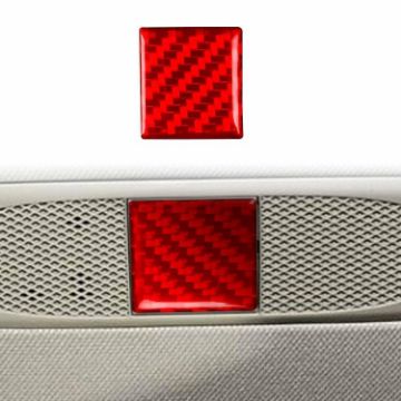 Tesla Model 3/Y Carbon Fiber Emergency Light Sticker (Red) - 1