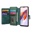Redmi 12C MagSafe Anti-theft RFID Leather Wallet Case (Green) - 4