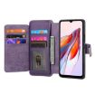 Purple Retro Leather Wallet Case for Redmi 12C with MagSafe RFID - 4
