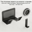 Black Gold Aluminum Air Nozzle Stand for Dyson/Laifen Hairdryer - 5